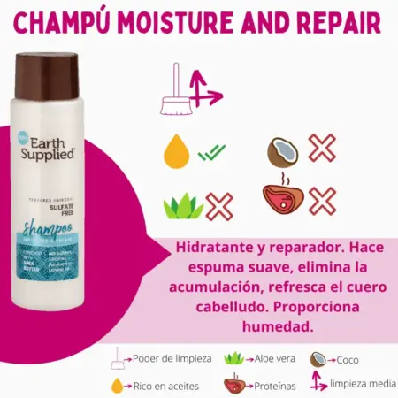 Earth Supplied SulfateFree Champú 384ml - 1